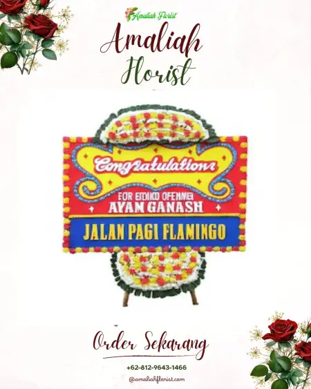 Sewa Papan Bunga Dongkal